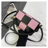 Women Contrat Color Shoulder Bag